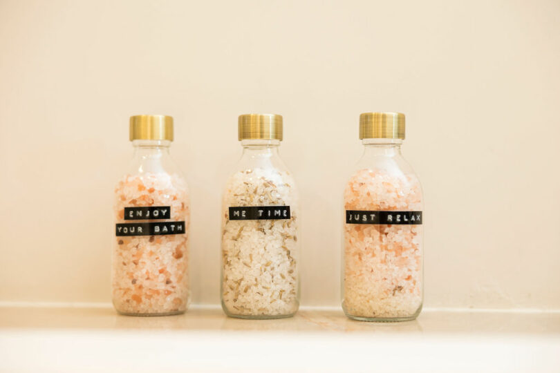 Luxury bath salt