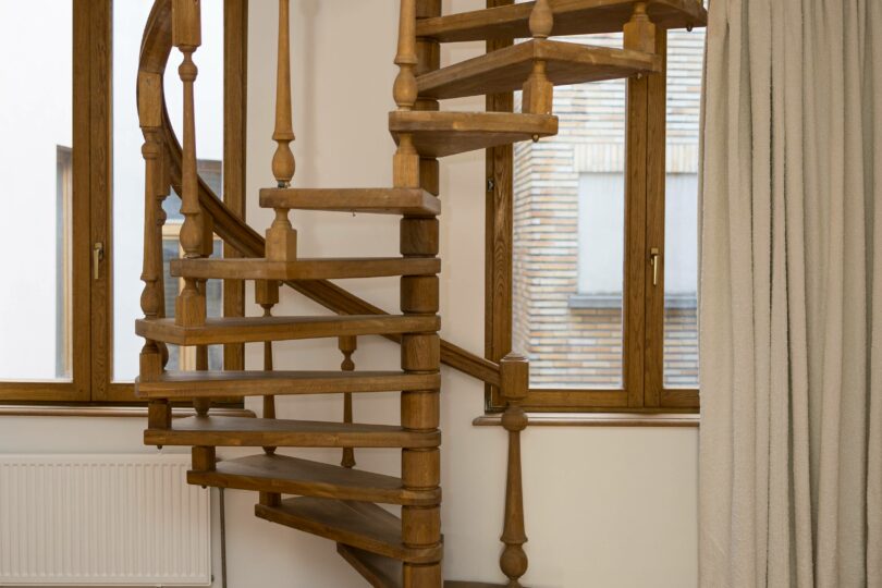 Wooden stairs